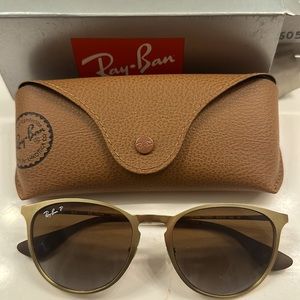Ray ban sunglasses gold